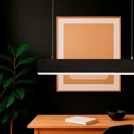 Lámpara lineal LED colgante _ INFINITY LINE _ Osram Driver ON_OFF - DALI - 0-10V - TRIAC _ Negro (3)