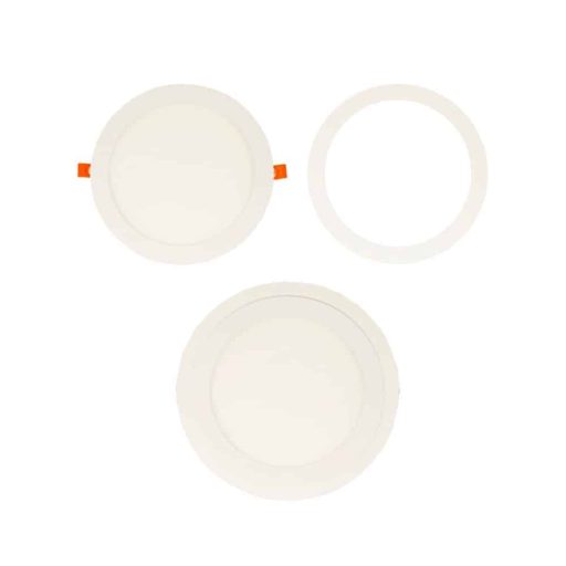 aro blanco cubre hueco downlight