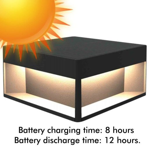baliza-solar-led-sobremuro-cuadrada-aluminio-20x20cm-cct-2
