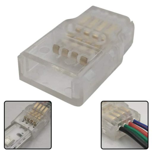 Conector Rápido para Tiras LED Exterior COB + SMD -
