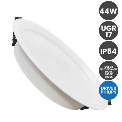 downlight-led-44w-circular-driver-philips-color-seleccionable-ugr17-cri90-ip54