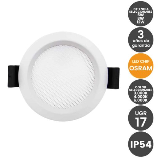 downlight-led-potencia-seleccionable-12w-8w-5w-circular-osram-chip-duris-e-2835-cct-ugr17