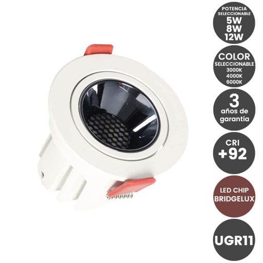 empotrable-led-potencia-y-color-seleccionable-5w-8w-12w-blanco-chip-bridgelux-ugr1-cri-92-3