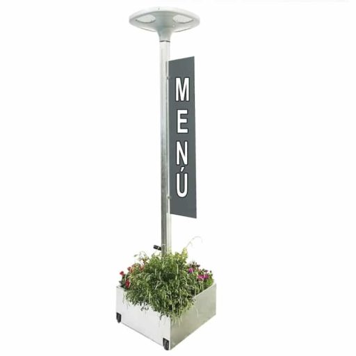 farola solar led 100w portátil