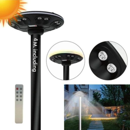 farola-solar-led-con-columna-garden-abs-4000k-mando-de-control