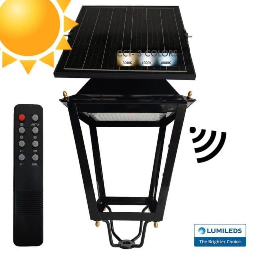 farola solar led villa