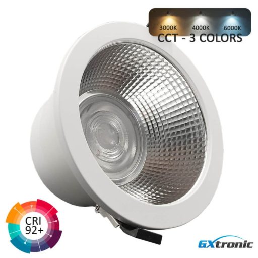 foco-downlight-led-circular-30w-gxtronic-3cct-cri92-ip65-corte-ø145mm