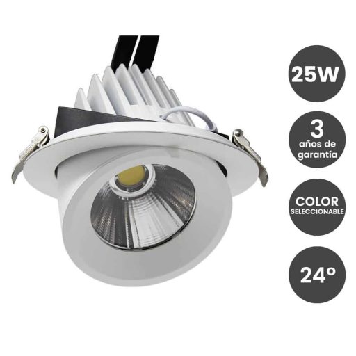 foco-empotrable-orientable-led-25w-24-3000k-4000k-6000k
