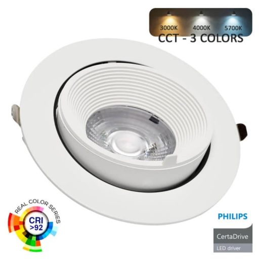 foco-empotrable-orientable-led-25w-driver-philips-certa-drive-24º-cct-cri92
