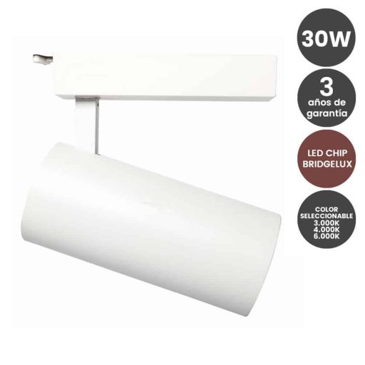 foco-led-30w-blanco-carril-monofasico-color-seleccionable-cri-90-3-anos-de-garantia