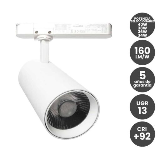 foco-led-40w-34w-blanco-carril-monofasico-cri92-ugr13-140lmw