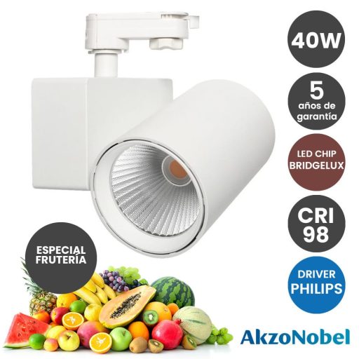 foco-led-40w-driver-philips-chip-bridgelux-blanco-para-carril-monofasico-especial-fruteria