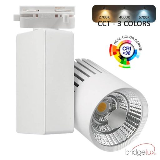 foco-led-40w-graz-blanco-chip-bridgelux-3cct-carril-monofásico-4400lm-cri-98