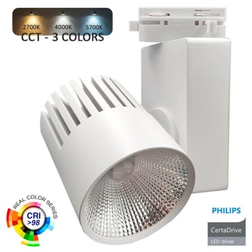 foco-led-40w-uppsala-blanco-philips-certa-drive-3cct-carril-monofásico-cri98-5-años-garantía