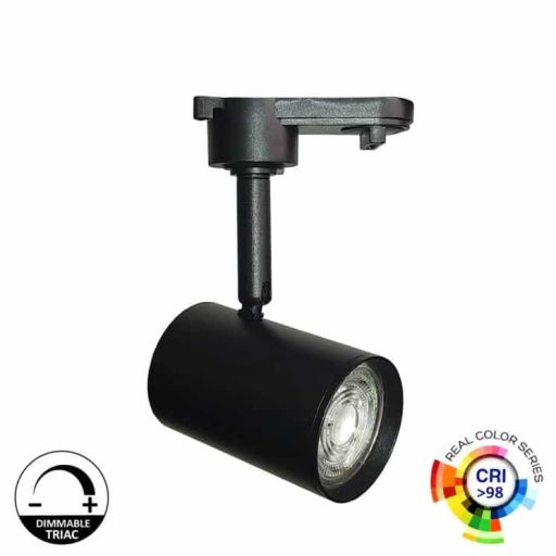 foco-led-8w-carril-monofásico-negro-gu10-dimable-triac-24º-cri98