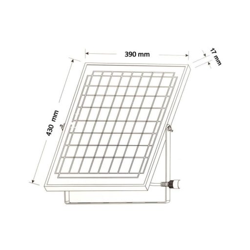 foco-proyector-exterior-solar-led-300w-orion-LEDECO