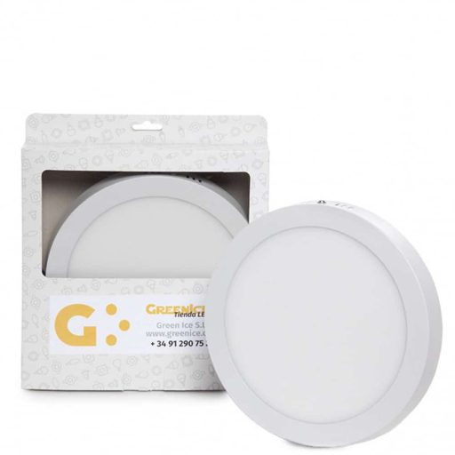 plafón led circular 18w eficiente