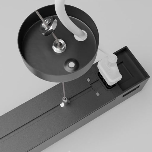 Kit de suspensión para lámpara lineal