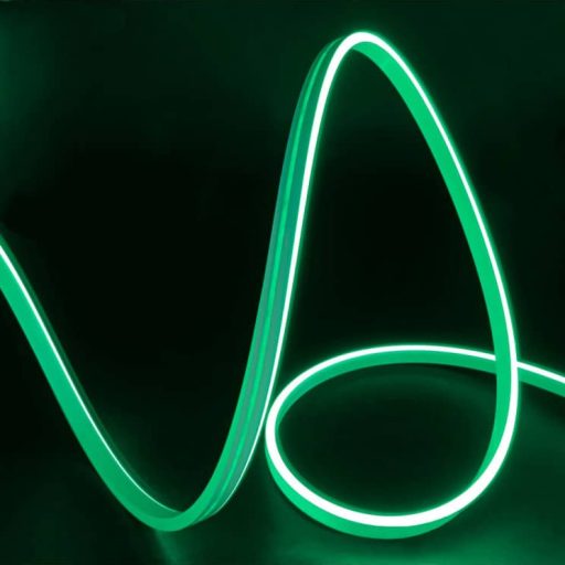 neón-led-flexible-24v-8wm-bobina-50m-especial-rótulos-6x12mm-corte-cada-1cm-verde