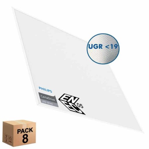 pack-8-panel-led-60x60-slim-frame-40w-philips-driver-ugr19-enec05