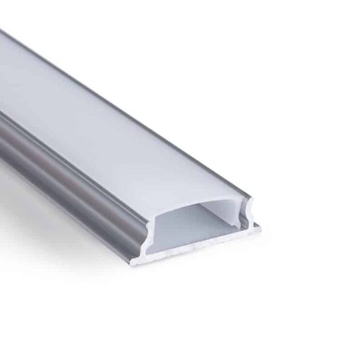 Perfil tira LED de superficie con difusor