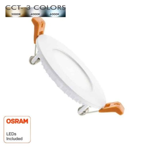 placa empotrable slim led