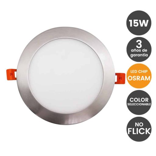 placa-led-slim-circular-15w-acero-inox-cct-osram-chip-duris-e-2835