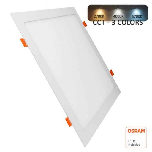 placa slim led cuadrada