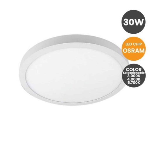 plafon led circular superficie