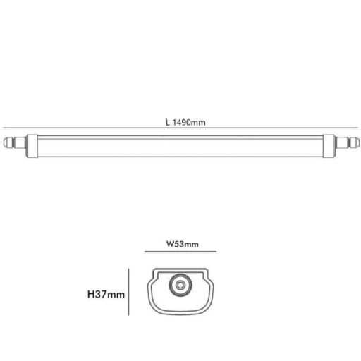 regleta-estanca-led-45w-glowluxe-interconectable-150cm-ip65