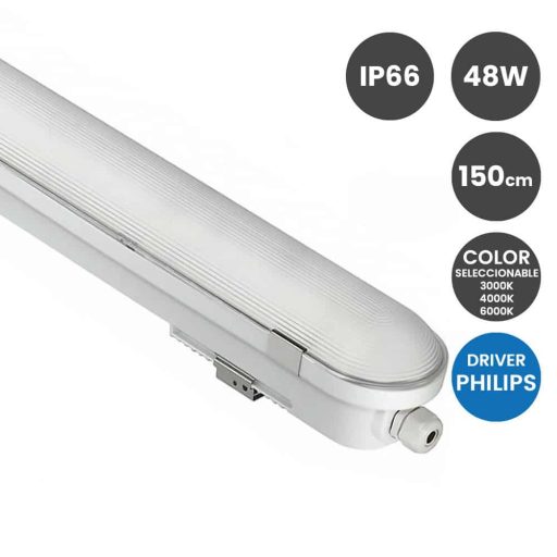 regleta-estanca-led-48w-ip66-philips-driver-color-seleccionable-150cm