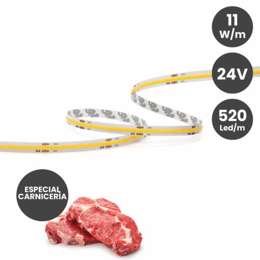 tira-led-cob-24v-11wm-especial-carniceria-520-ledm-flip-chip-cri90-ip20-3-anos-de-garantia